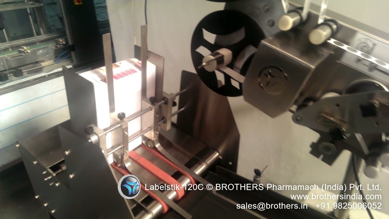 Labeling, Carton Labeler, Top Side Hologram Labelling with Feeder System, Labelling Machine