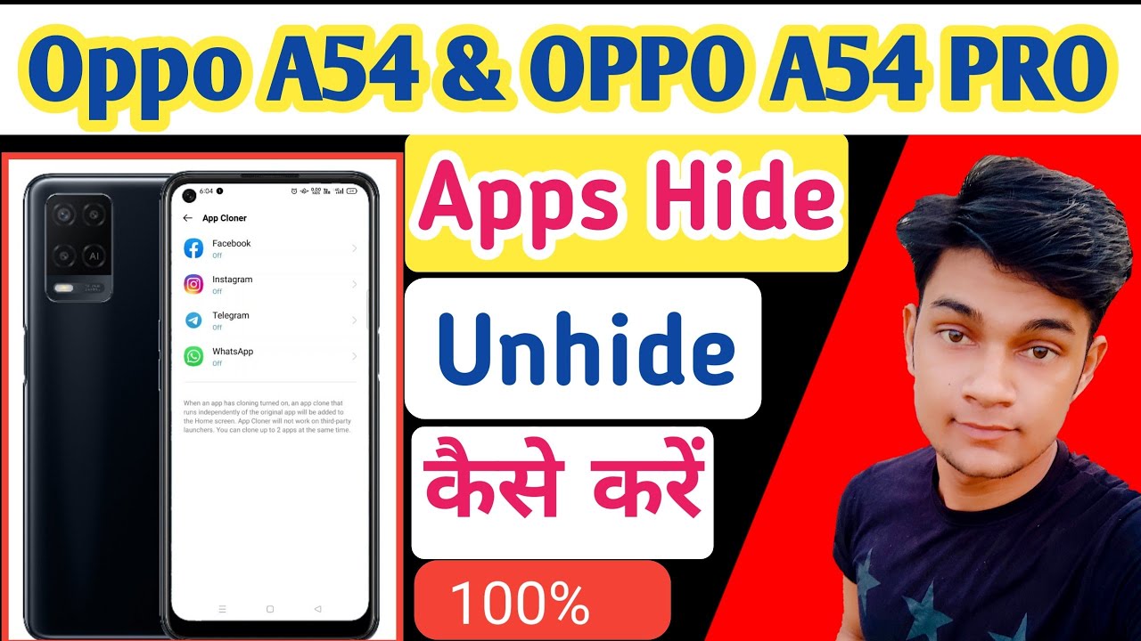 Oppo a54 me app hide kaise kare/how to hide apps oppo a54 pro/oppo apps hide setting