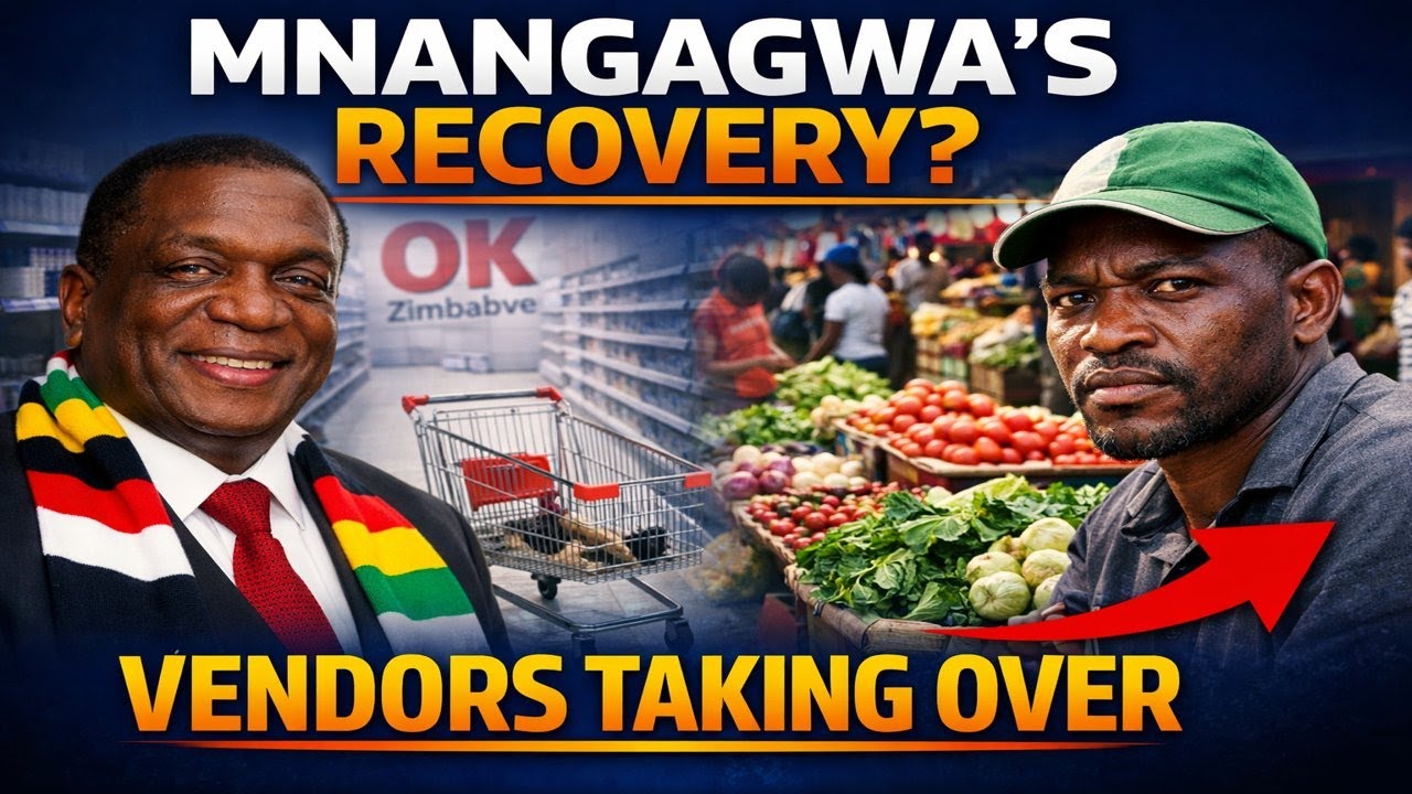 Mnangagwa’s “Stable Economy” 😳 OK Zimbabwe Crashes While Street Vendors Feed the Nation