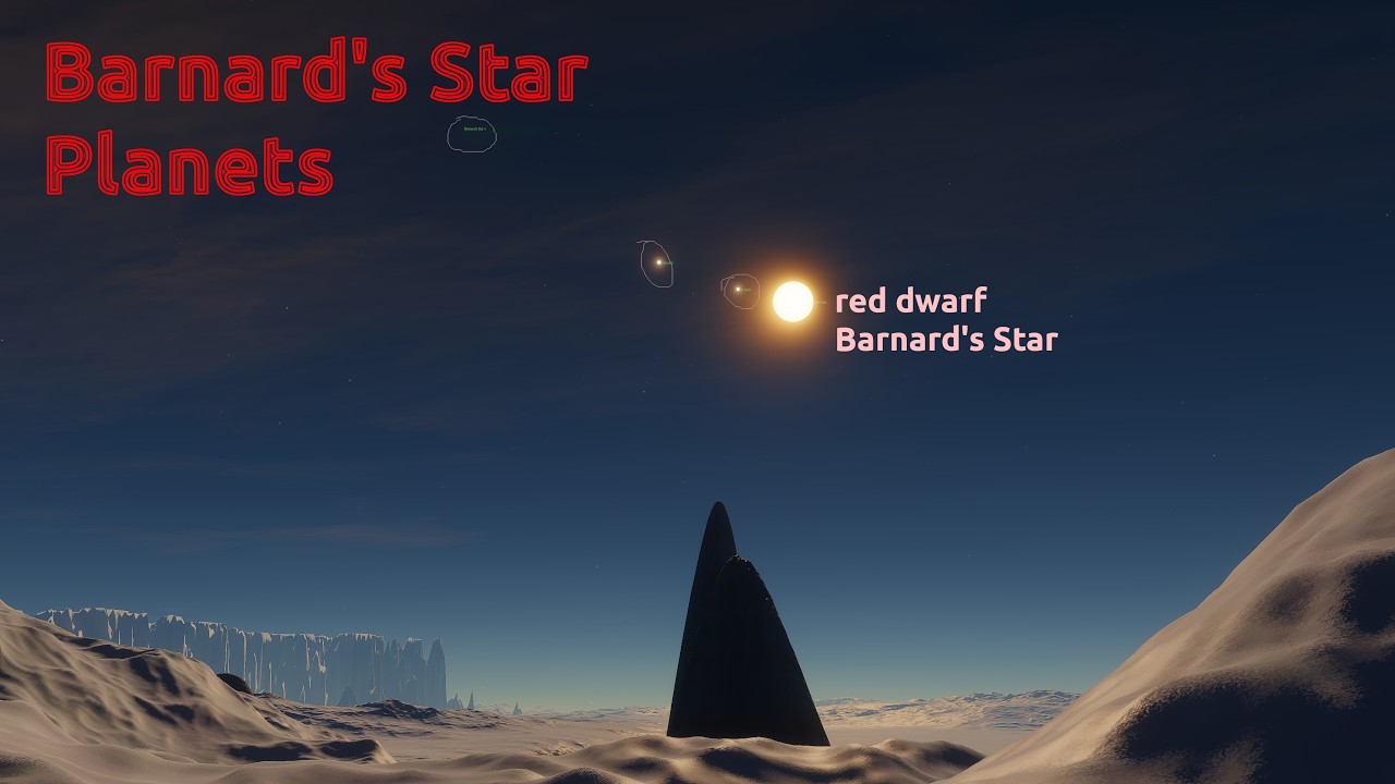 Barnard's Star system | sub Terra planets | new update on Barnard's b