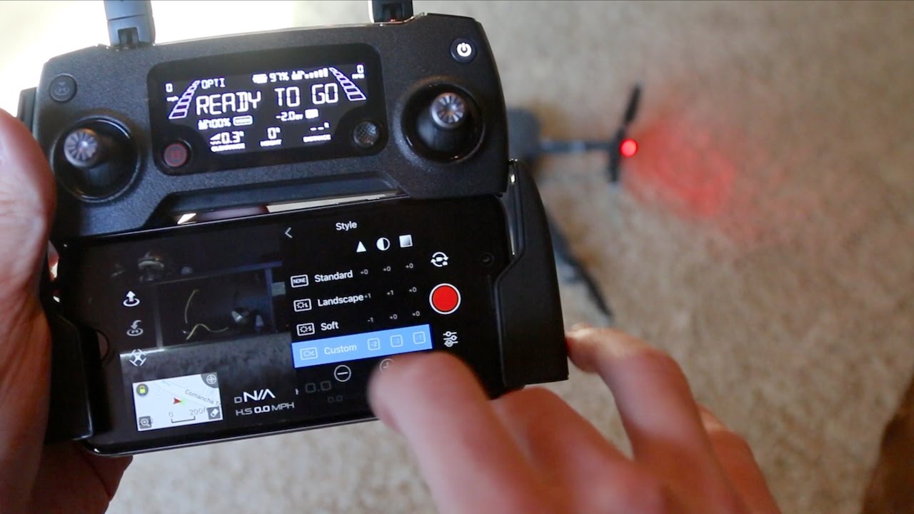 DJI Mavic Pro Video Camera Settings Walkthough