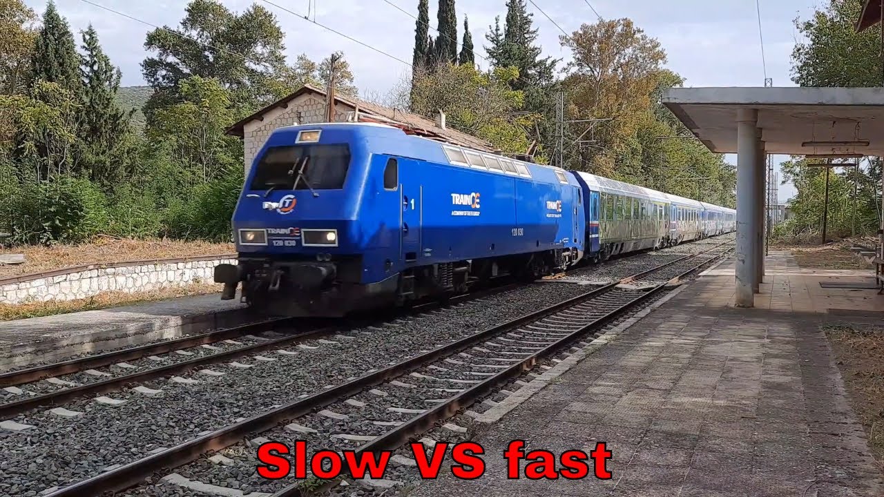 Trainose InterCities, slow VS fast