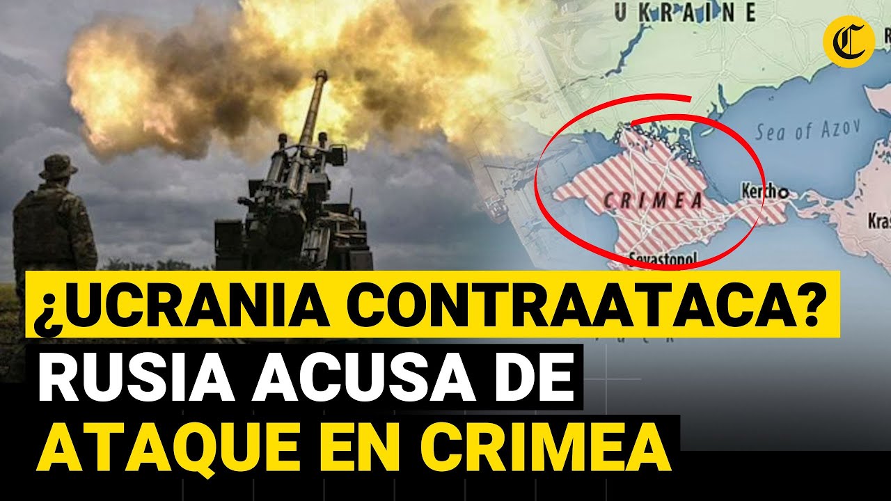 RUSIA acusa a UCRANIA de atacar con un dron el cuartel de la ARMADA en Crimea