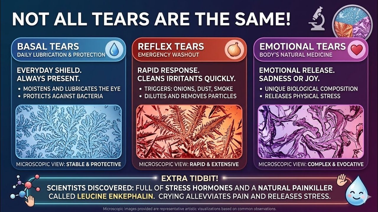 Not All TEARS Are the Same | Types of TEARS #StoryScience