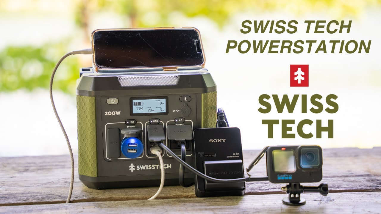 AN OUTDOOR PHOTOGRAPHERS' DREAM! (Swiss Tech Compact 200W Power Station)