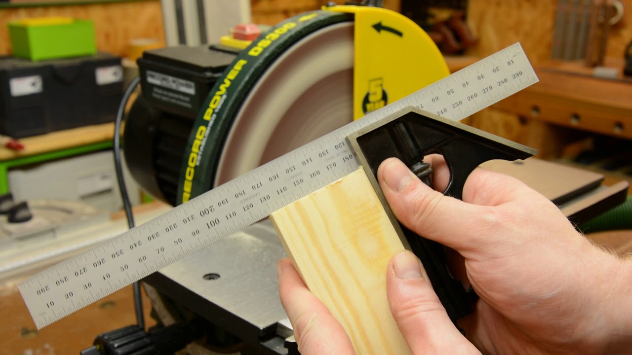 Record Power DS300 Tellerschleifer: Schleifen