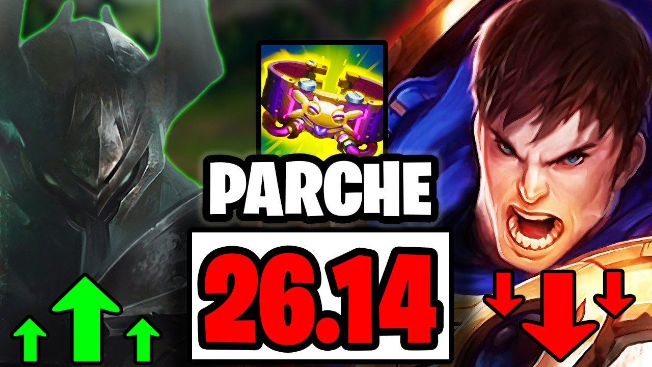 🔥 PARCHE 26.14 de LoL || GAREN NERFEADO, AZIR ARREGLADO y TODOS los CAMBIOS