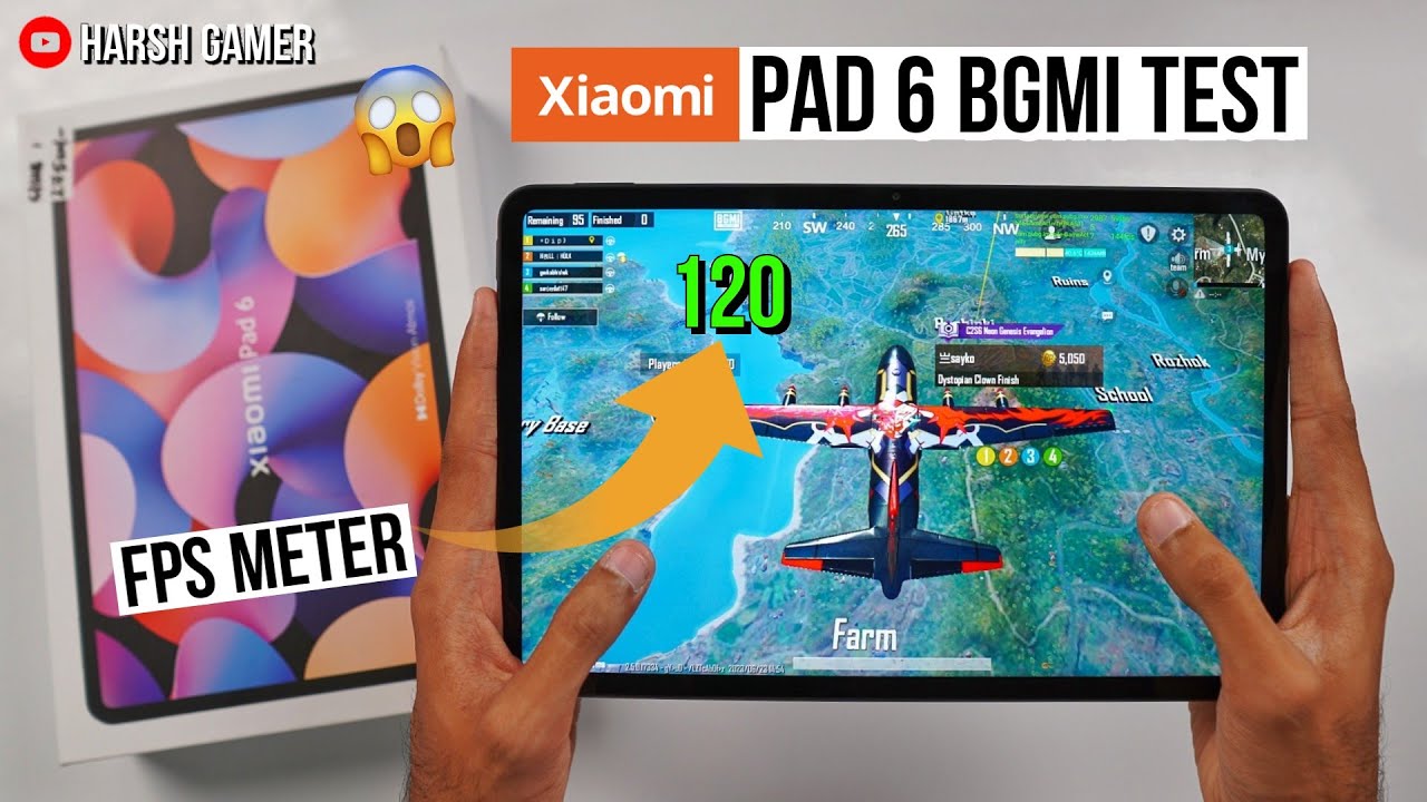 Xiaomi Pad 6 Pubg Test, Heating and Battery Test | Best Tablet Under ₹30000 💪