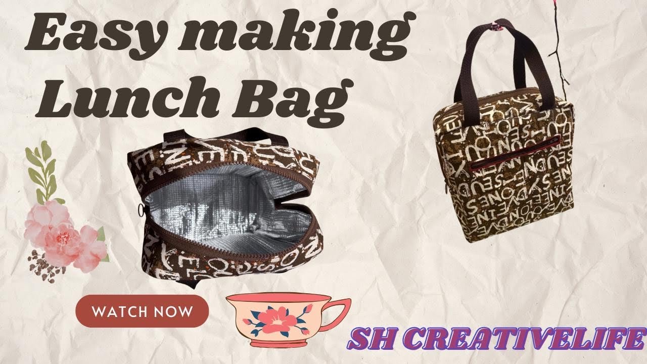 easy to make#( alluminium foil lunchbag)🥣👜