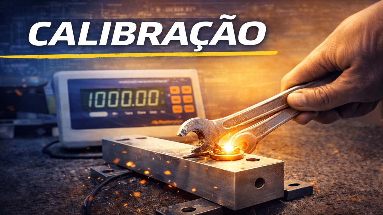 Calibração indicador Masterplus.