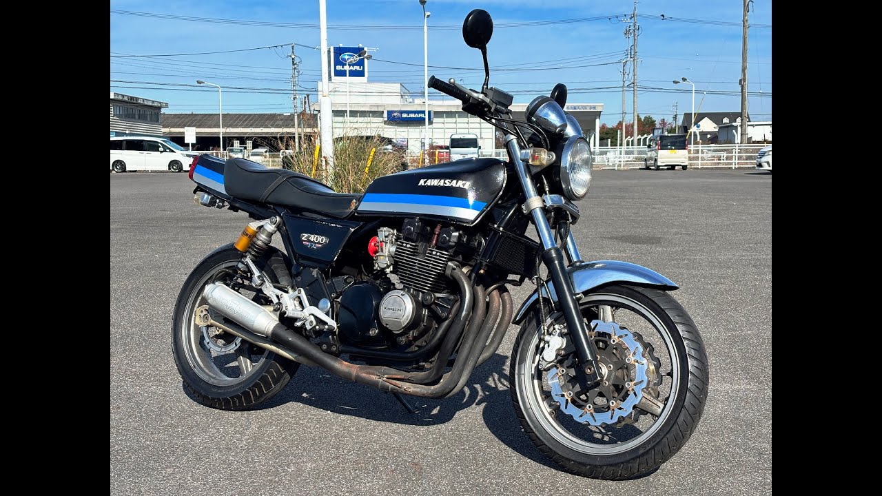 ゼファーχ　FX仕様　ZEPHYR χ　エンジン始動＆試乗動画　kawasaki　engine　start　exhaust