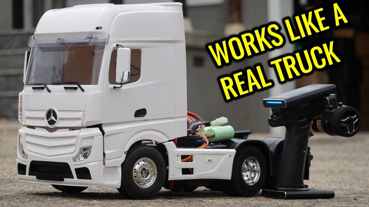 MERCEDES-BENZ RC TRUCK PART 5 - 4 STROKE ENGINE CONVERSION - Forward, Reverse, Neutral & Brake