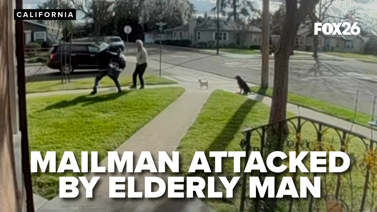 Mailman uses pepper spay on elderly man who attacked him in Central California