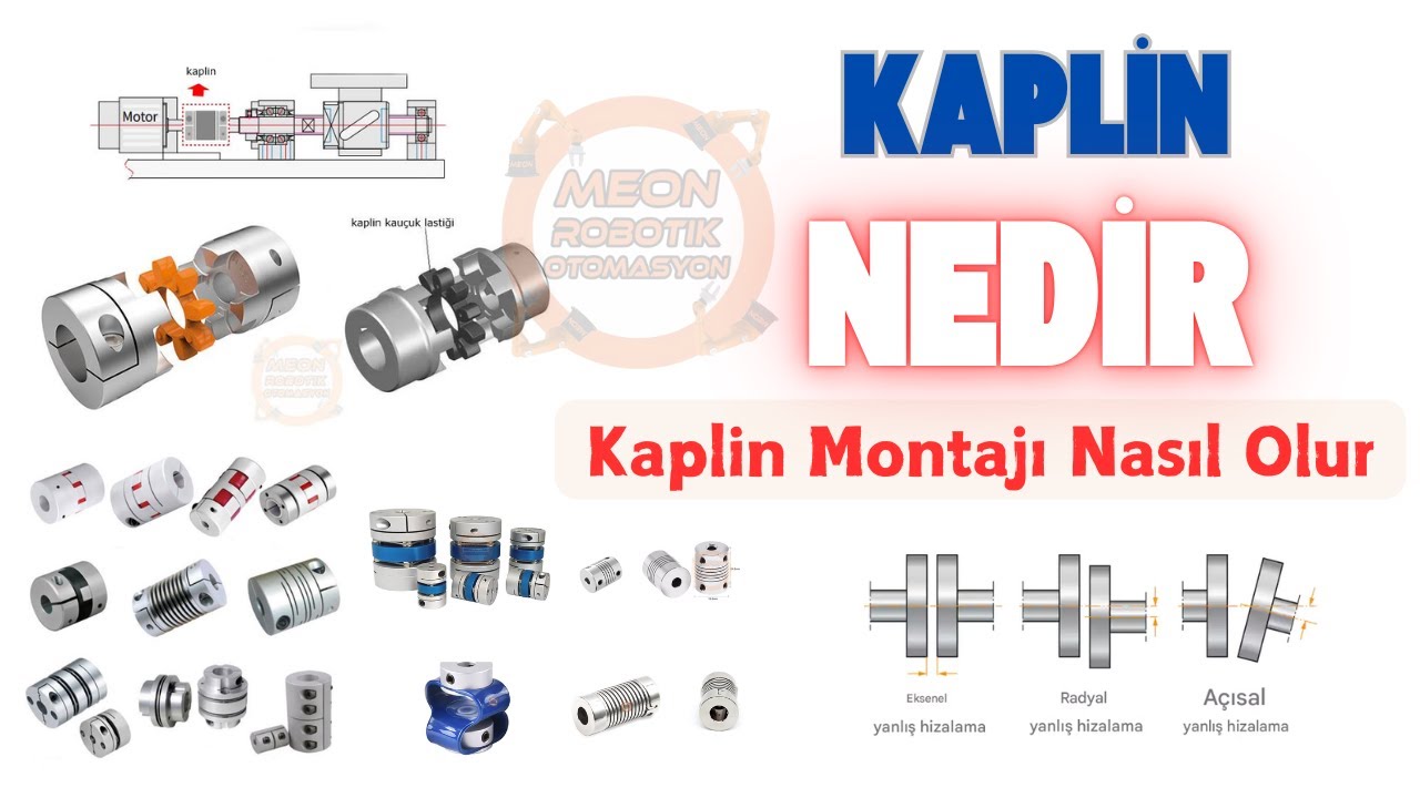 Kaplin Nedir-Kaplin Montajı Nasıl Olur-GS Servo Kaplin-Hassas Cnc Kaplini-Meon Robotik Otomasyon