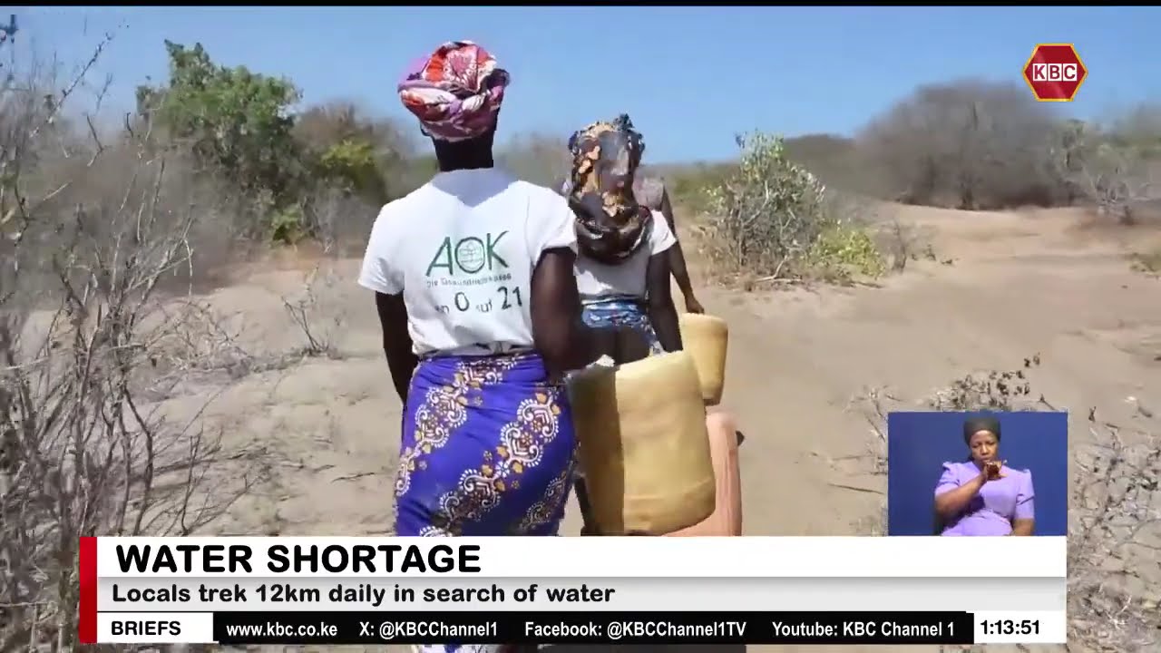 Dhololo residents in Kilifi face acute water shortage as drought continues to bite