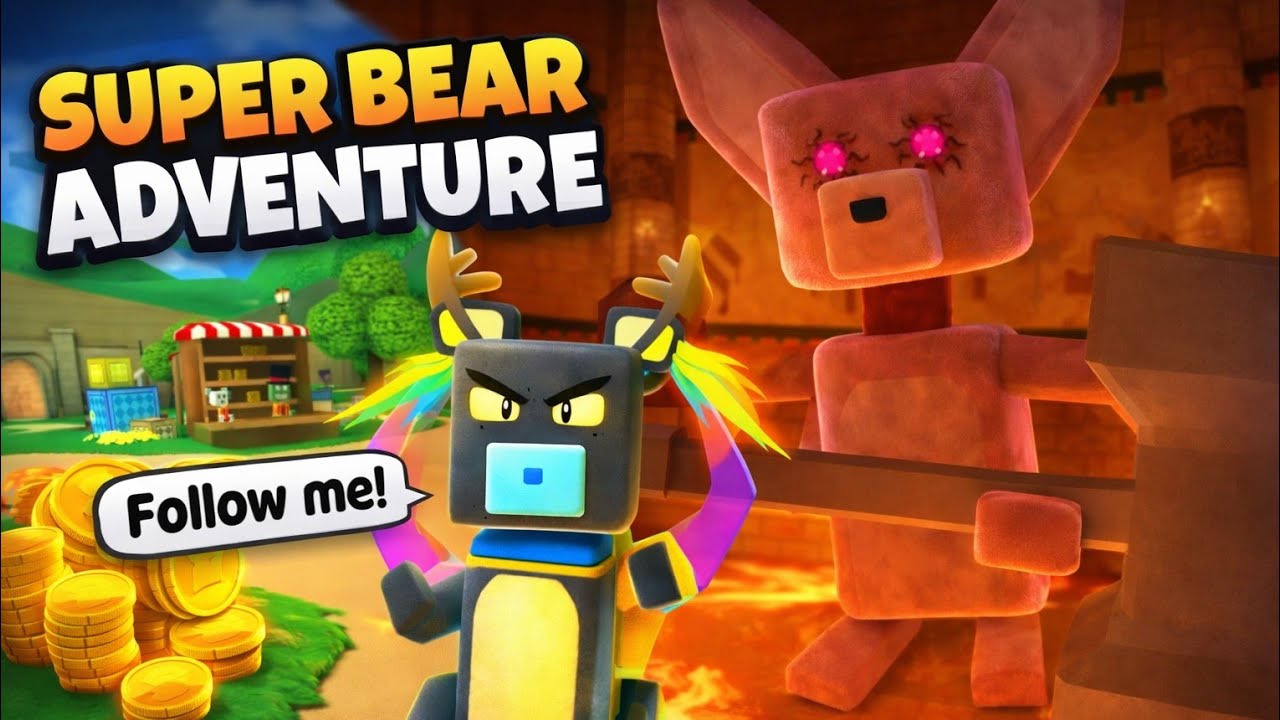 Super Bear Adventure Full Gameplay | Fun Adventure 🎮🎯💥#superbearadventure 