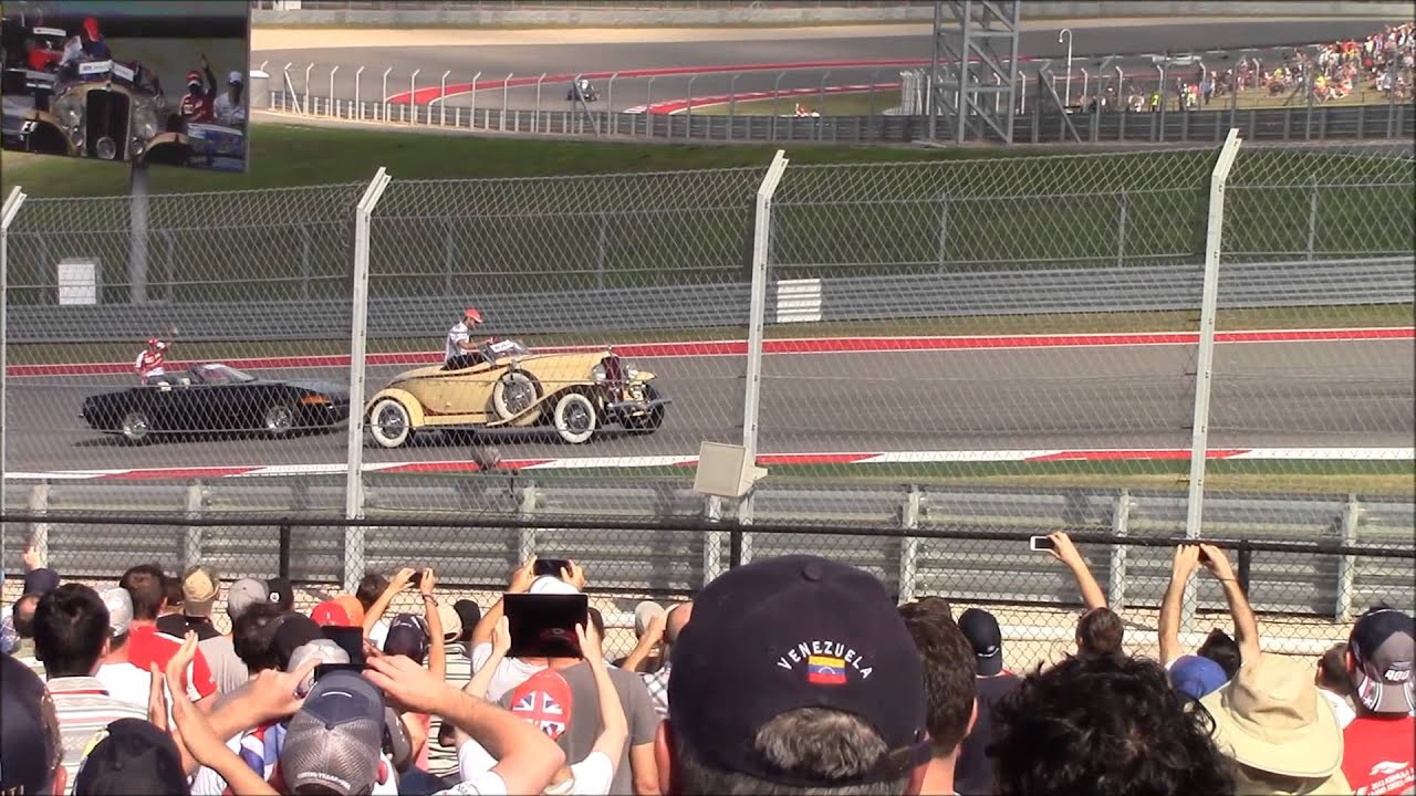 USGP F1 Drivers Parade Mishap