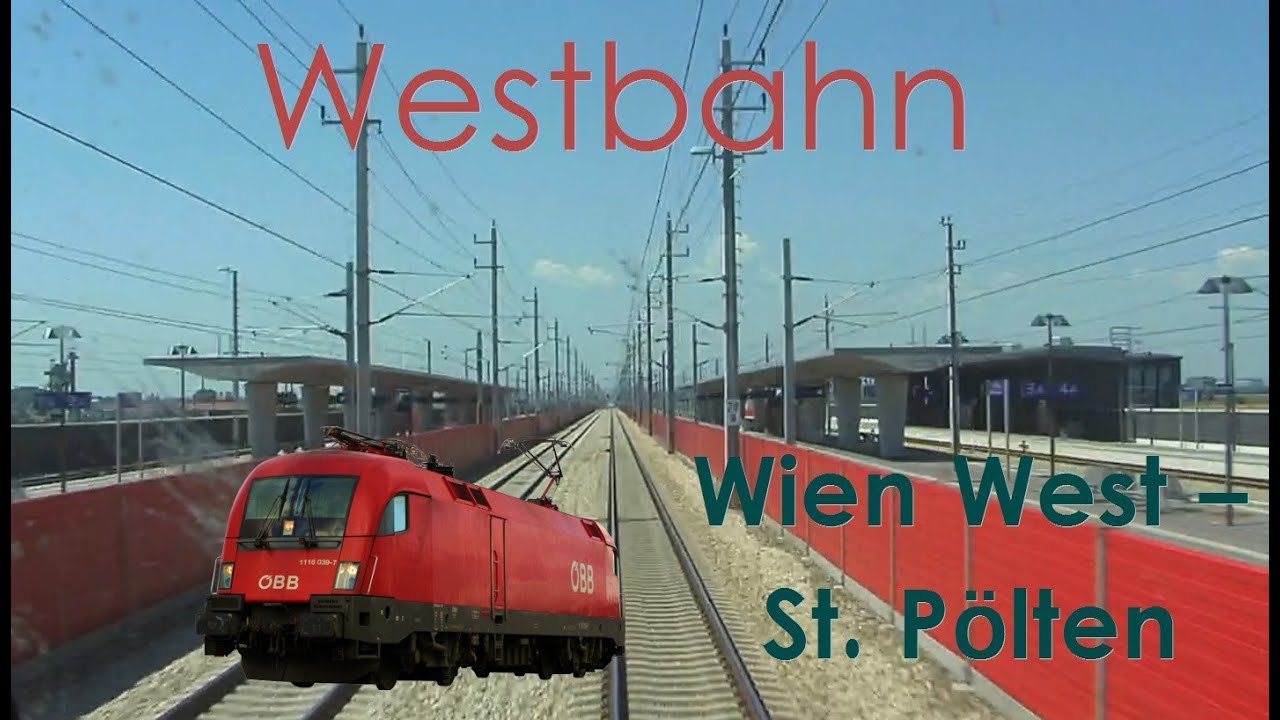 🇦🇹 Führerstandsmitfahrt RAILJET - Westbahn Wien - St. Pölten mit 230km/h - High Speed Train Cab Ride