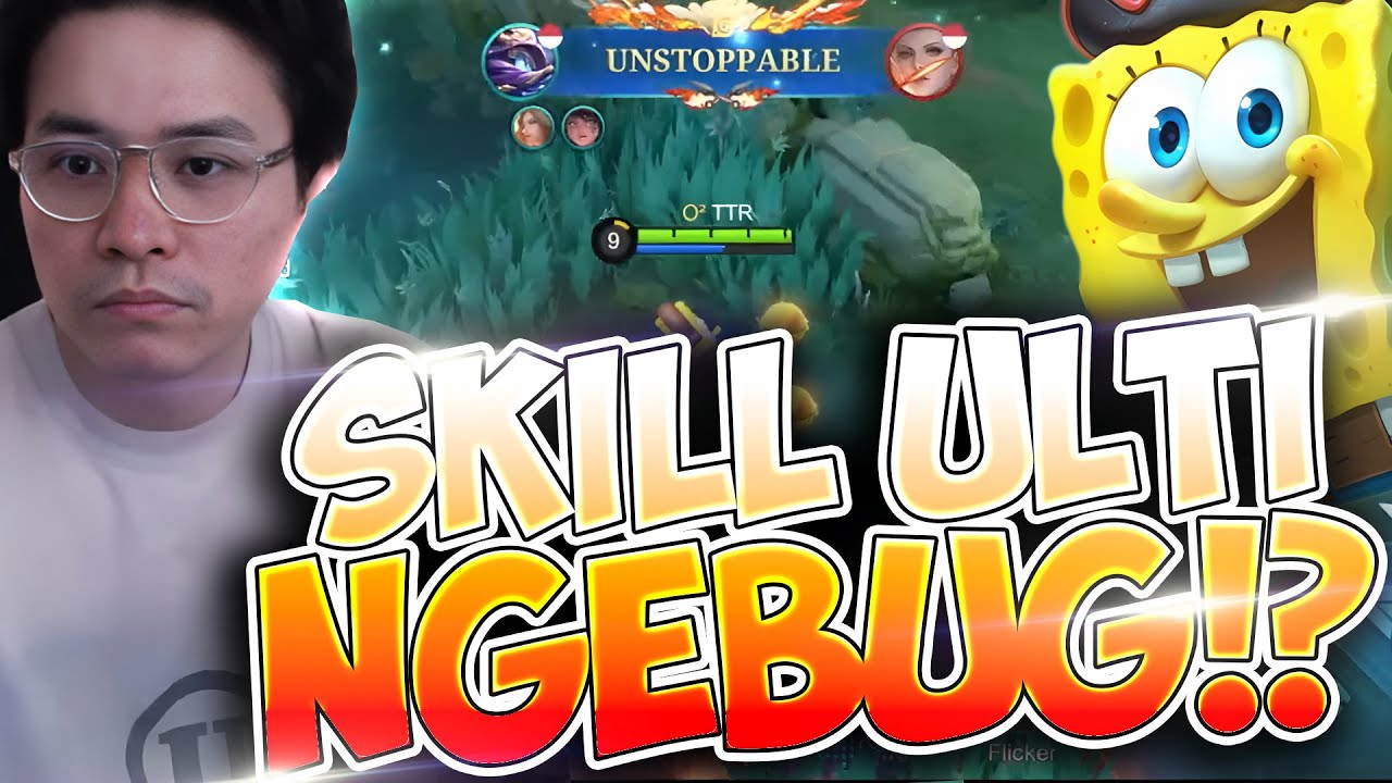 KITA KANDANGIN MUSUH, TAPI KOK SKIN SPONGEBOB GW NGEBUG GINI JEK !? - Mobile Legends