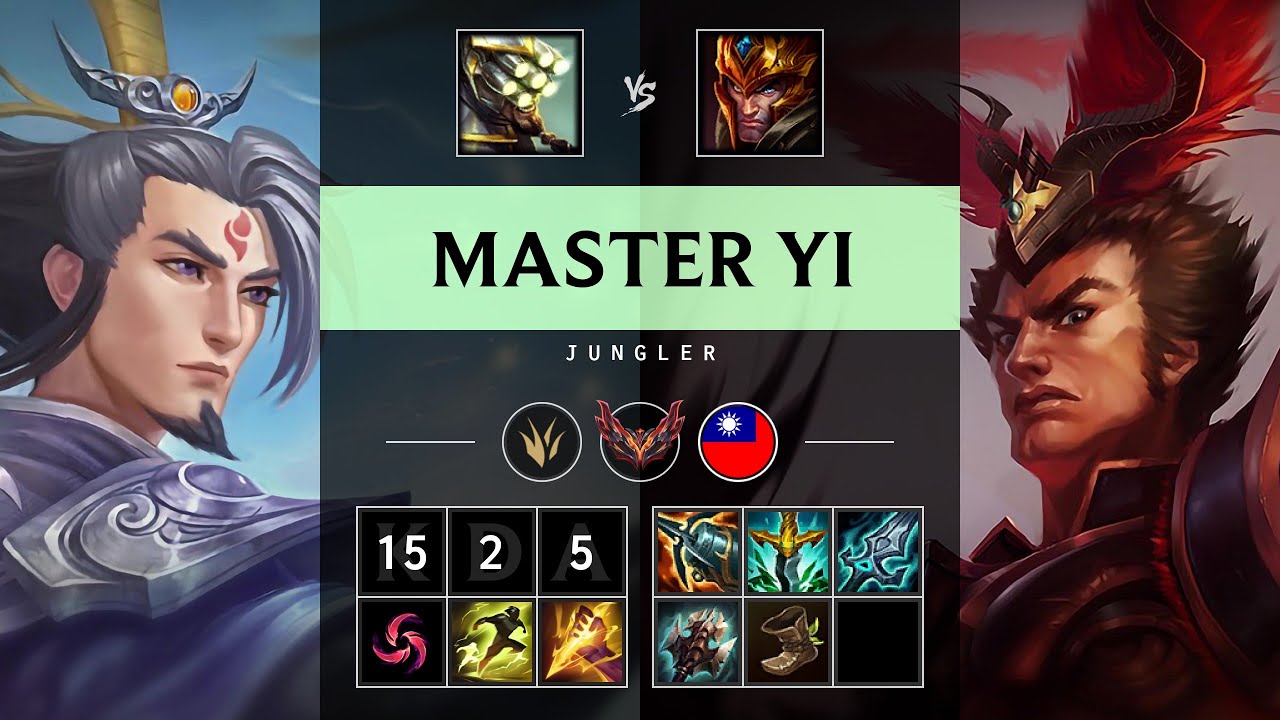 Master Yi Jungle vs Jarvan IV - TW Grandmaster Patch 25.18