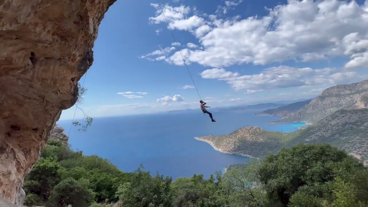 A nice view of Yediburunlar Crag, Fethiye 