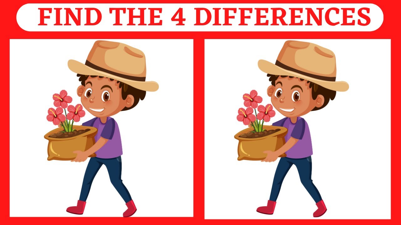 FIND THE 4 DIFFERENCES #33|FIND THE DIFFERENCE||SPOT THE DIFFERENCE ||