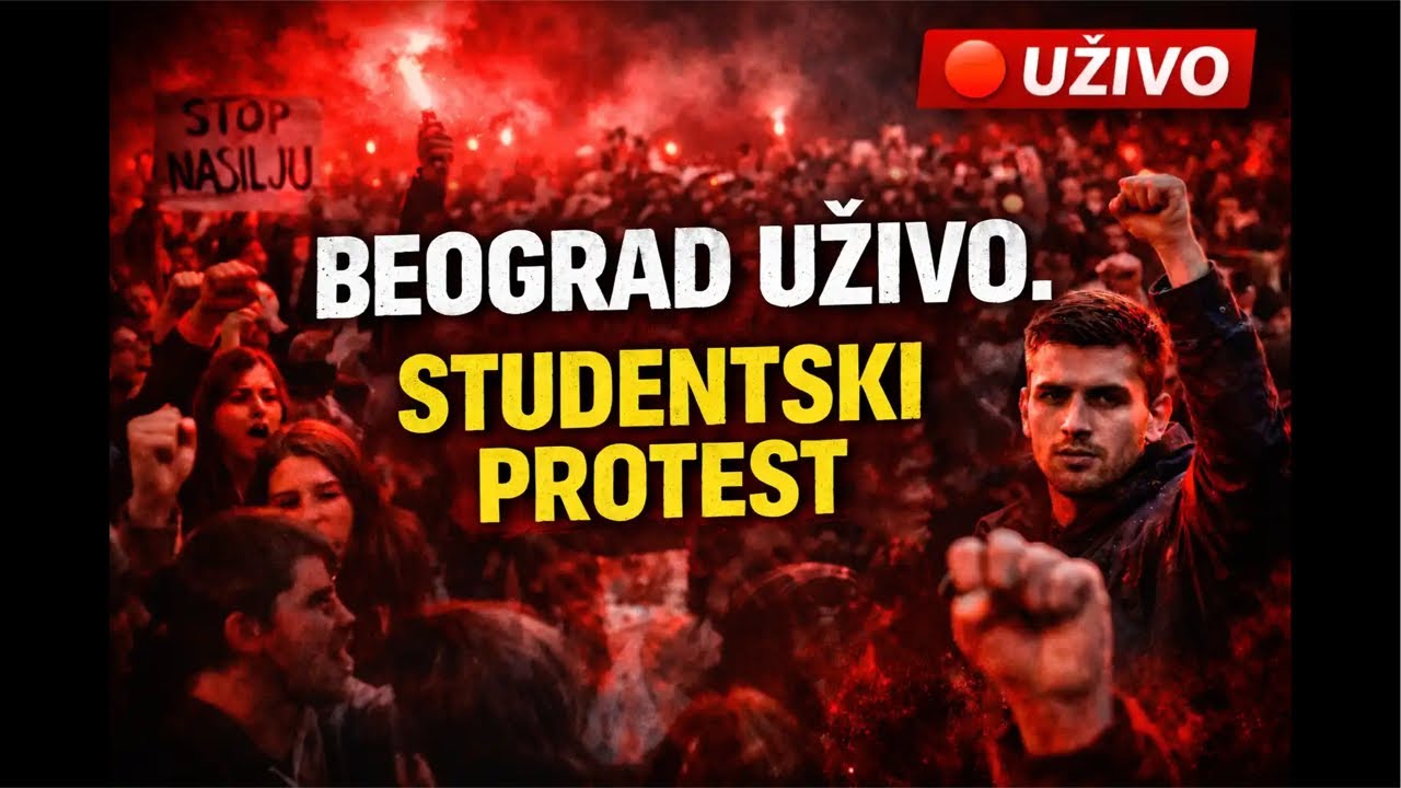 UŽIVO IZ BG: Masovno okupljanje studenata – Beograd ne ćuti