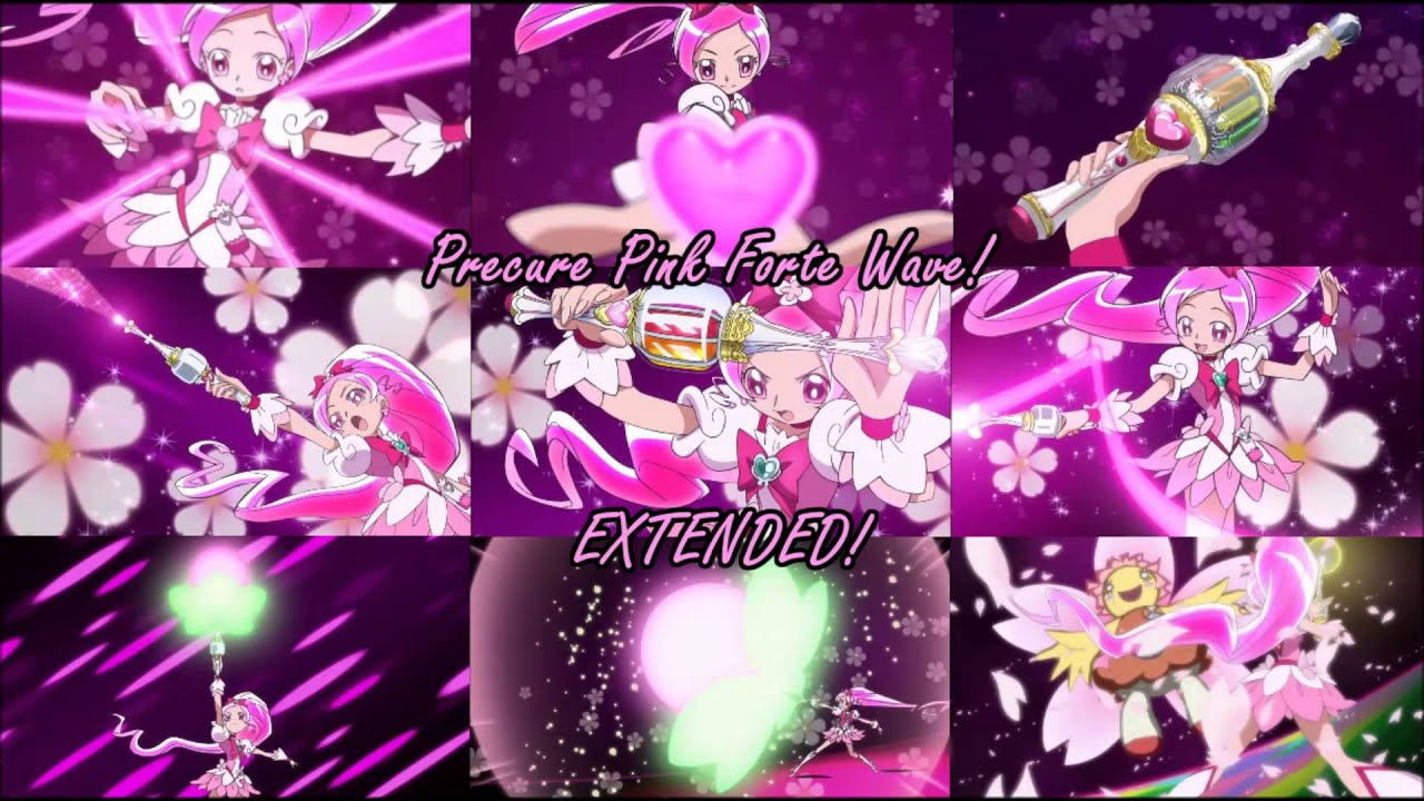 HeartCatch Precure - Precure Pink Forte Wave! [EXTENDED]