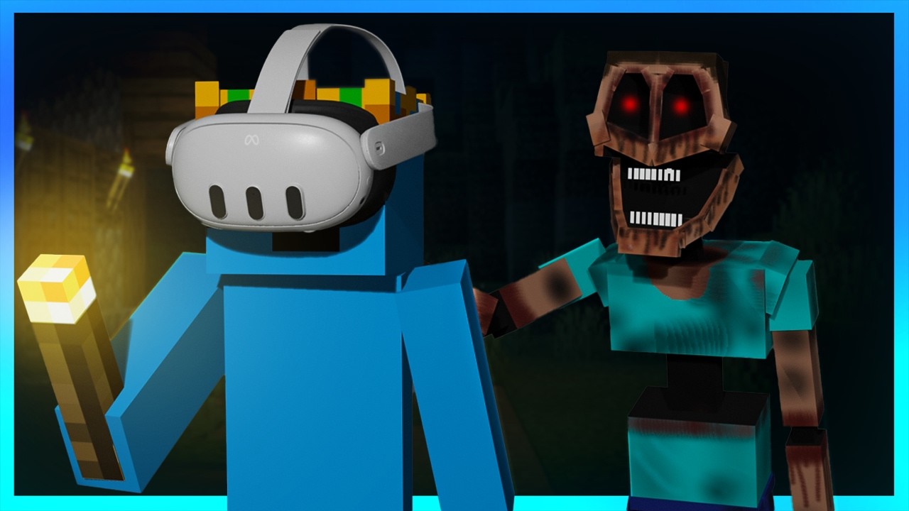 Horror Minecraft In Virtual Reality Is TERRIFYING...