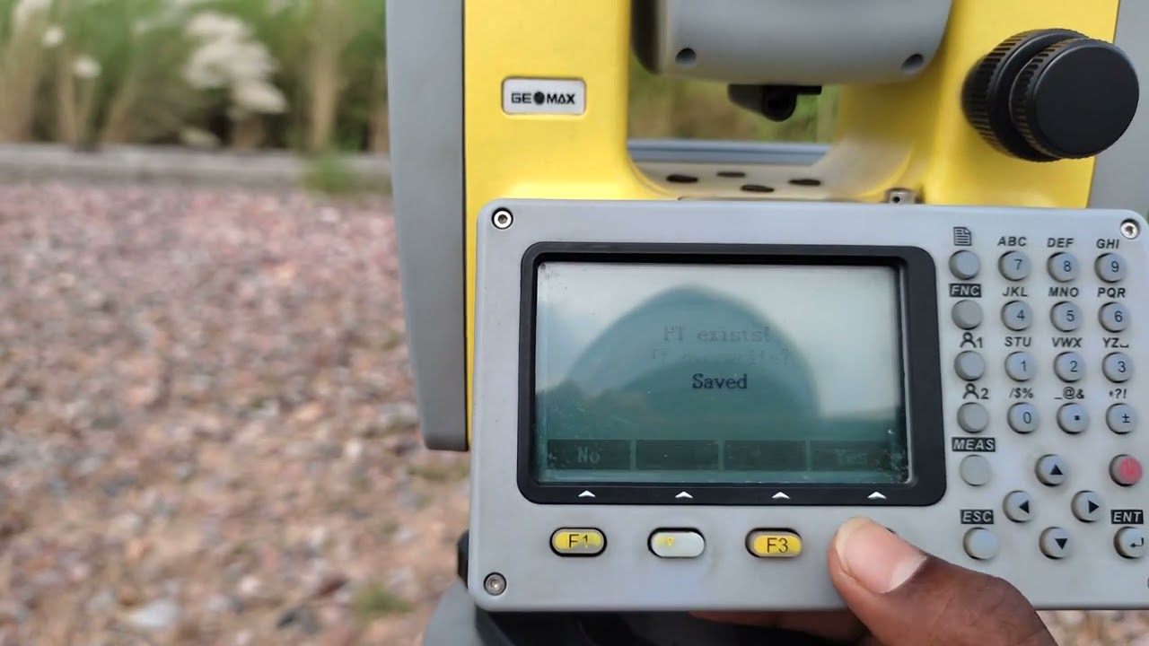 Define Base Line | Center Line & Offset | Resection GEOMAX ZOOM10