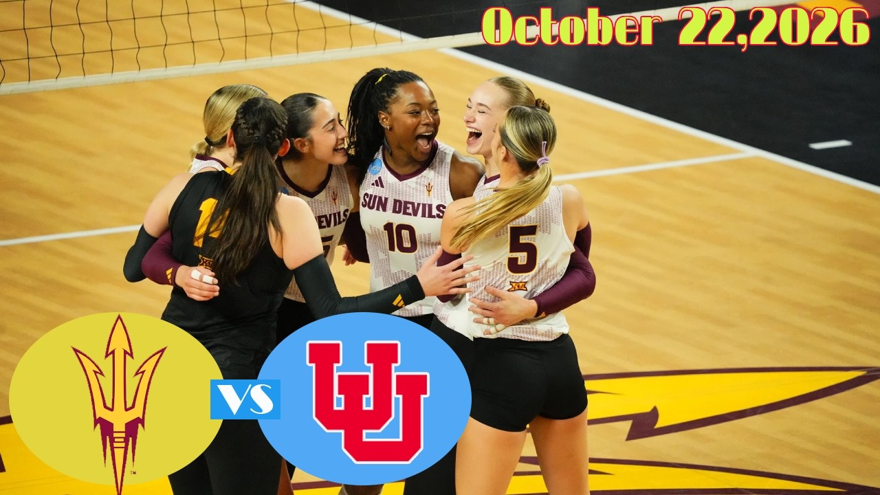 Arizona State vs. Utah | FULL MATCH | October 22,2026 | Women's NCAA Volleyball 2026