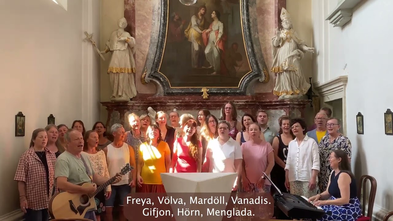 Freya - K. & W. Bossinger und Teilnehmende der Vertiefungsweiterbildung Retzhof 2025 Austria