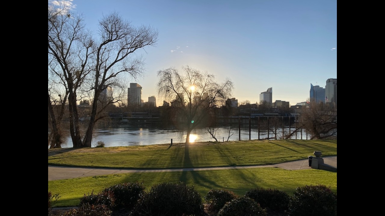 Sunrise on the Sacramento River