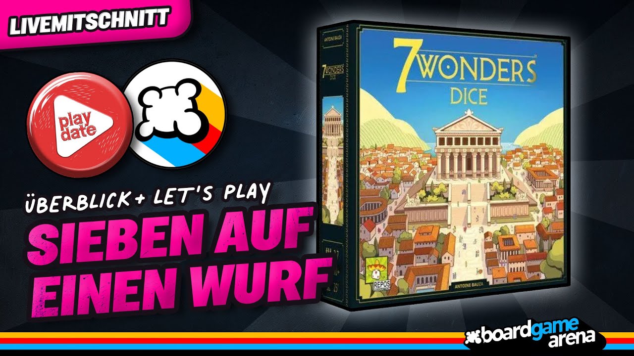 7 WONDERS DICE - Brettspiel - Regeln & Let's Play - Board Game Arena