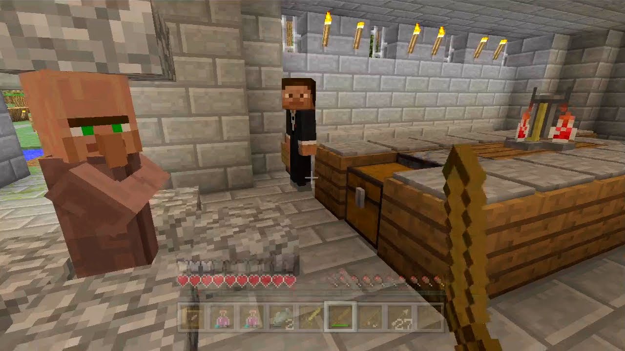 Minecraft Xbox - Hunger Games With friends - Part 1