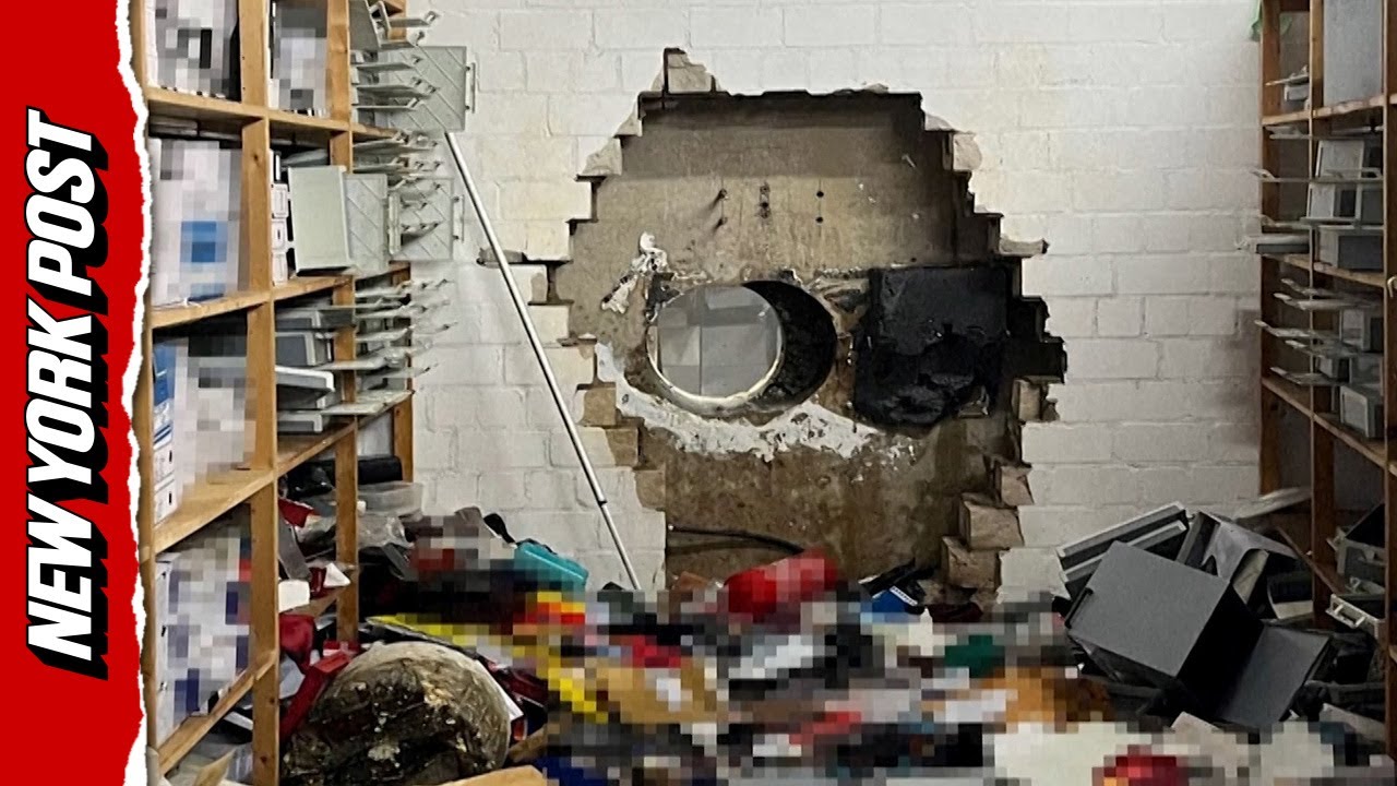 Воры просверлили немецкое хранилище и похитили миллионы.