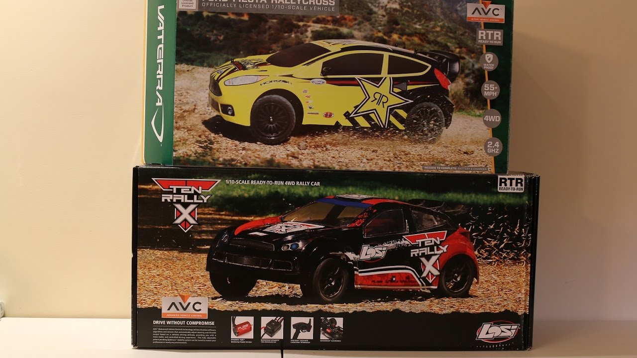 Vaterra Ford Fiesta Rallycross Comparison to Losi Ten Rally X / RC Rally Comparison