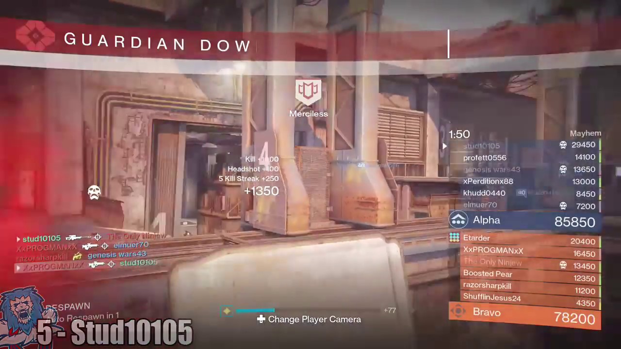 Destiny: Amazing Killing Sprees - Top 5 Streaks & Sprees / Episode 340