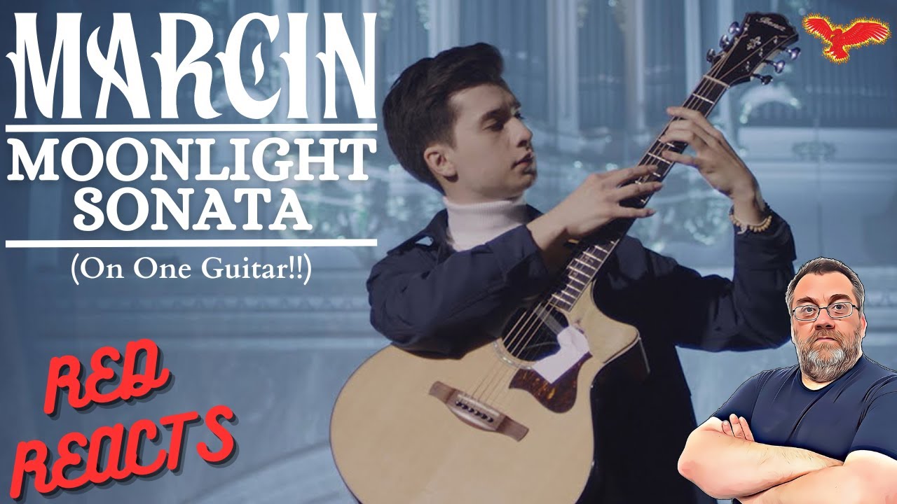Red Reacts To Marcin | Moonlight Sonata on One Guitar