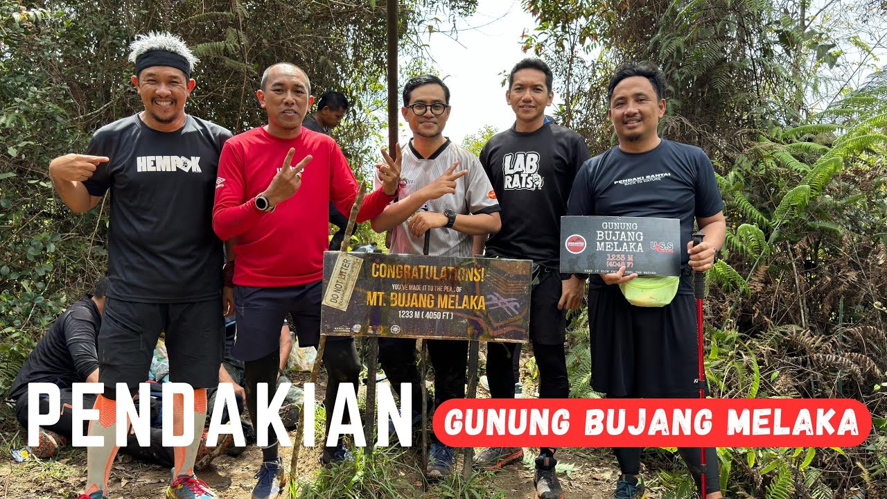 Pendakian Gunung Bujang Melaka | Seperti yang di khabarkan
