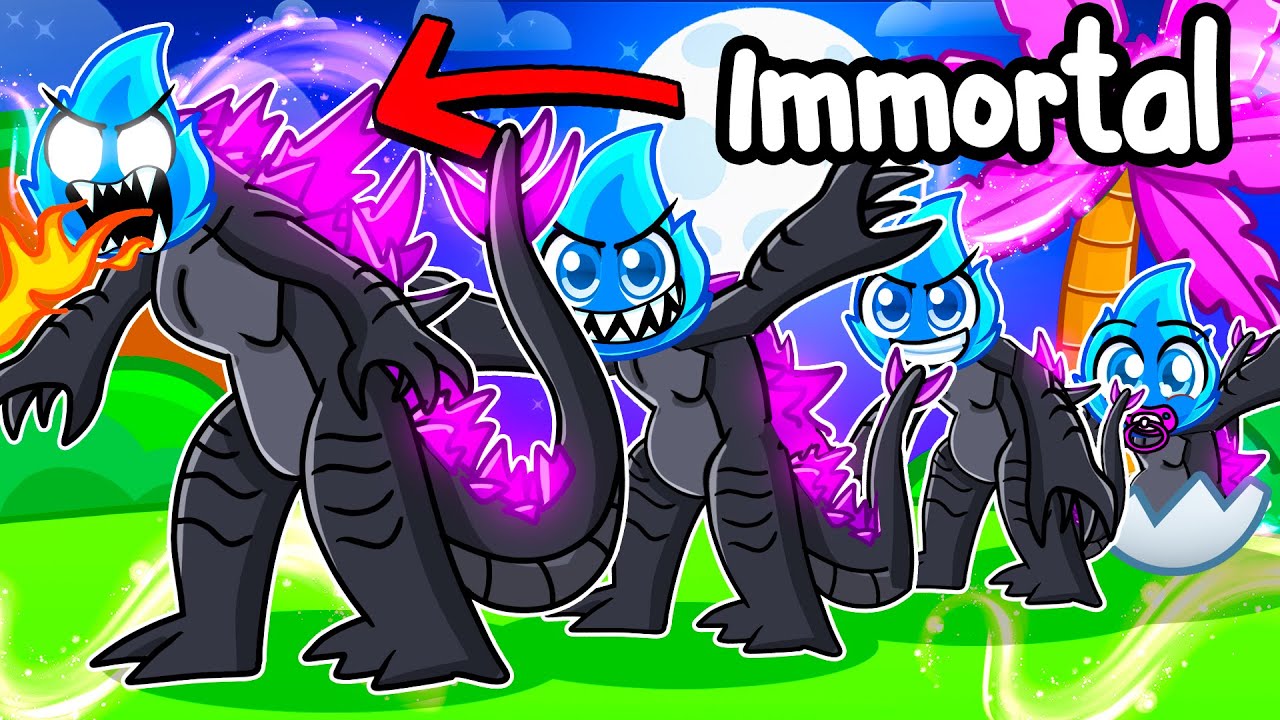 BIRTH to IMMORTALITY of a GODZILLA KAIJU in Roblox Creatures of Sonaria!