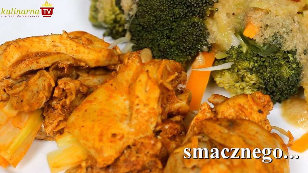 Przepis na: Kurczak na parze z warzywami