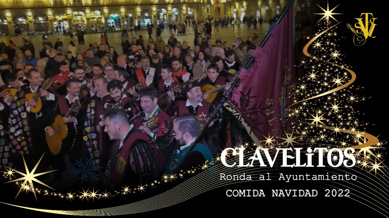 CLAVELITOS. Ronda Ayuntamiento Salamanca (26.11.2022). Tuna Universitaria de Salamanca.