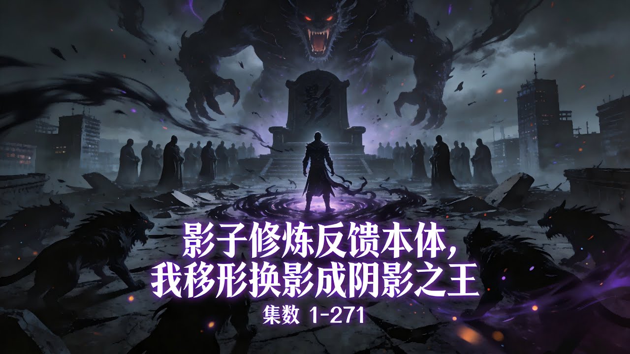 《影子修炼反馈本体，我移形换影成阴影之王》1-271 蓝星凶兽肆虐，秦阳穿越后，拥有操控影子的能力。影子自动修炼反馈本体！移形换影，瞬间移动&hellip;原本只想成武者，拥有自保之力，却不知不觉间走到世界最顶层。