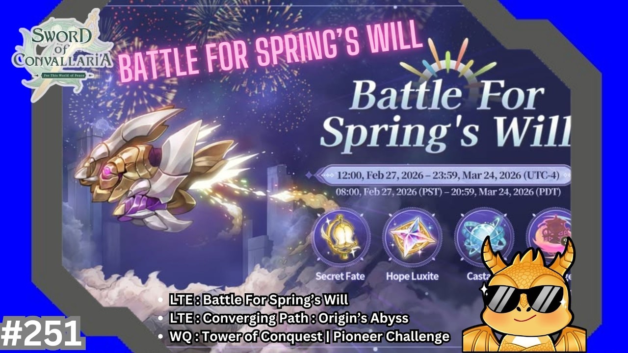 [H] [EN/ID 🔴LIVE 10-MAR-2026] Sword of Convallaria Part 251 - Battle For Spring's Will