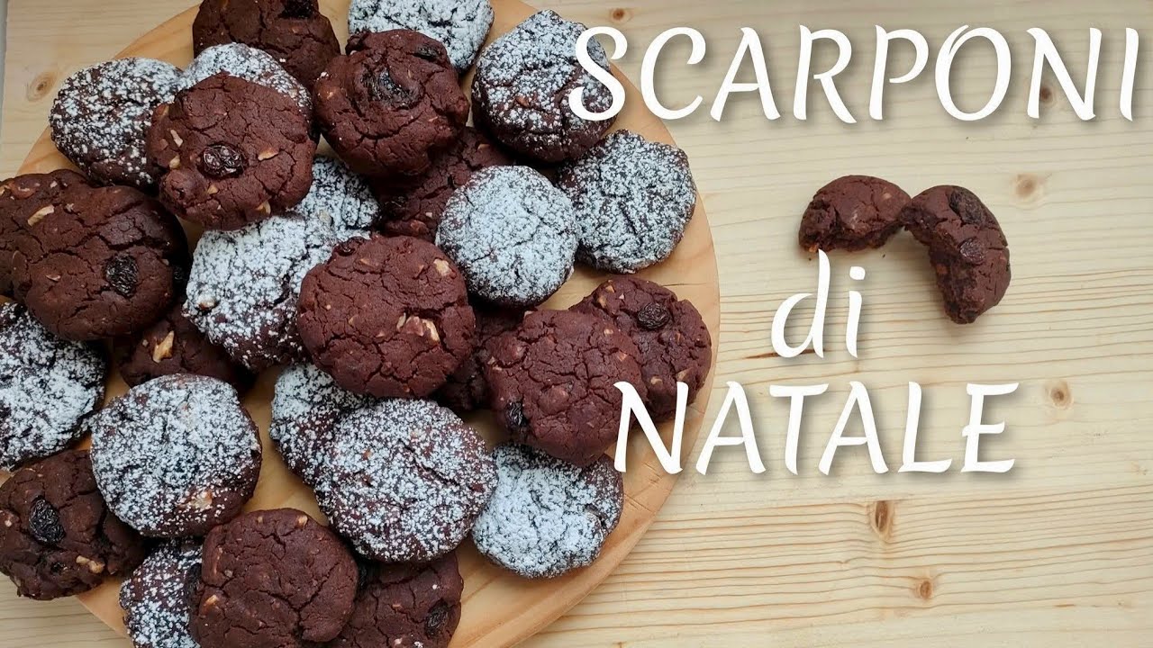SCARPONI DI NATALE ALLA FRUTTA SECCA E CIOCCOLATO