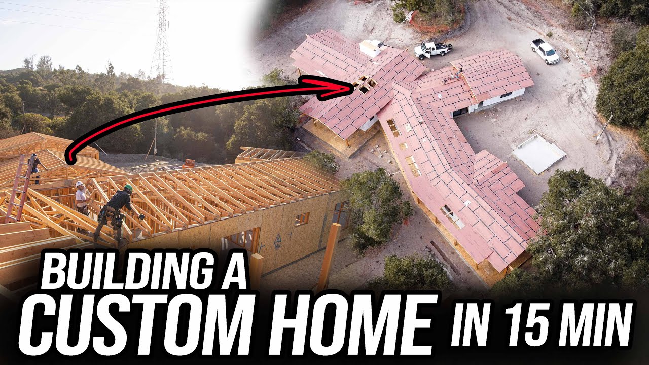 Building A Hidden Custom Home In 15 Minutes: A Construction Time-Lapse