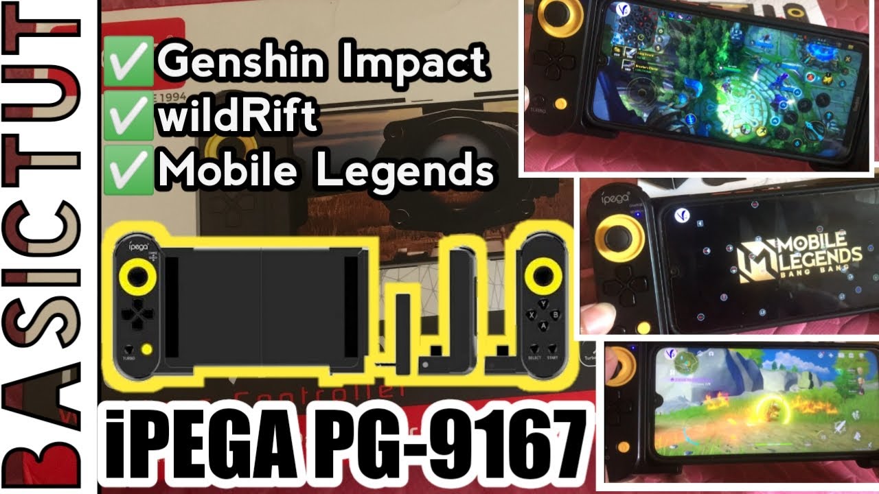 iPEGA PG-9167 Dual Thorn Controller (INSANE) Game test | Genshin Impact | Mobile Legends | wildRift