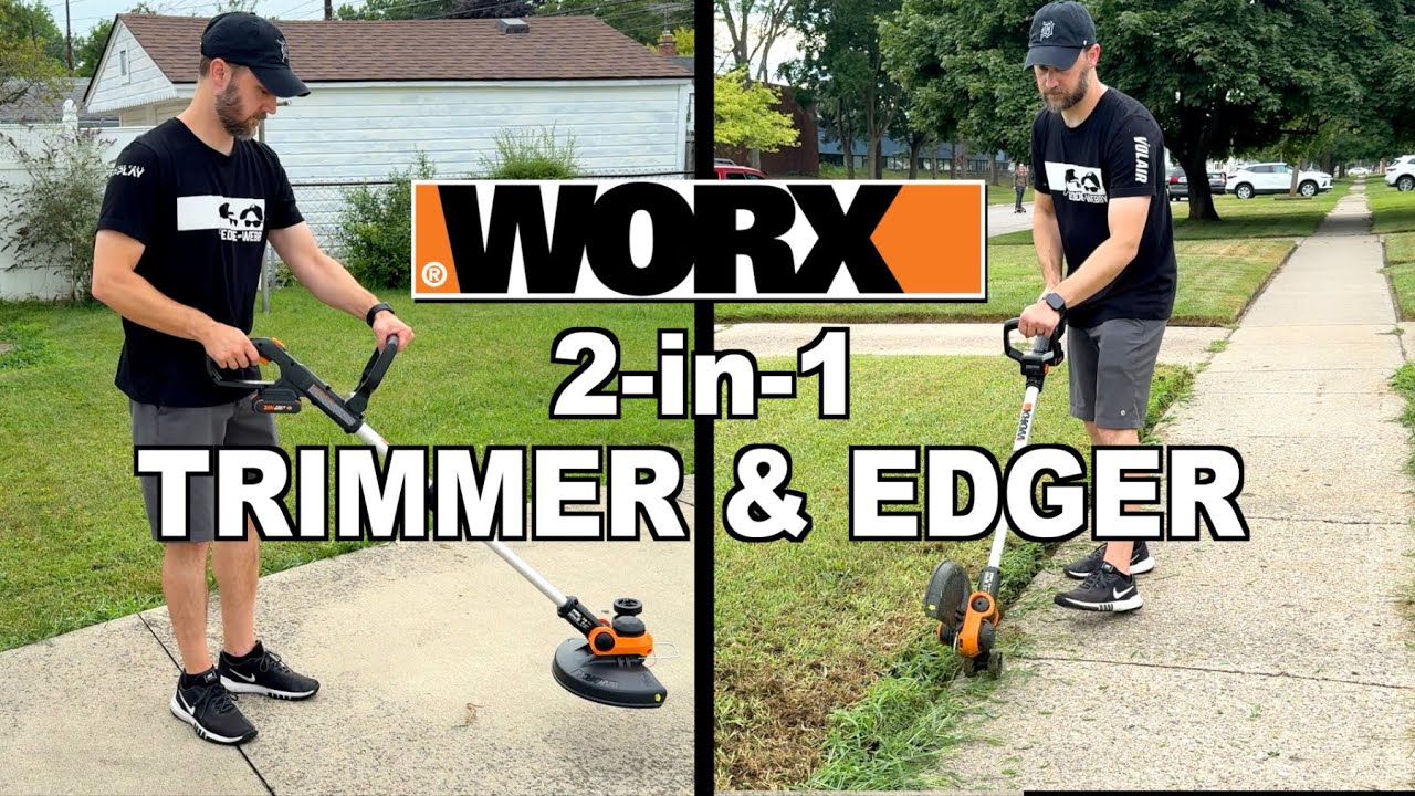 Тестирование триммера WORX String Trimmer 2 в 1: триммер и кромкорез Cordless GT3.0 20V