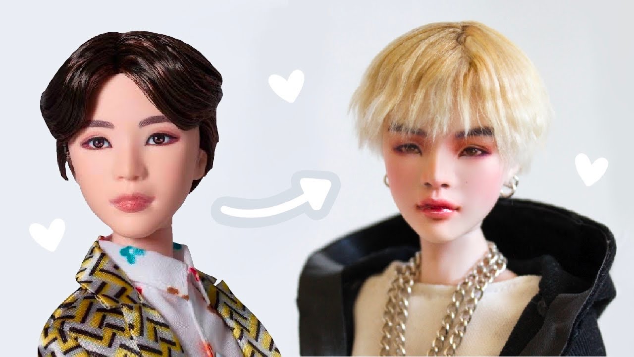 BTS Suga Mattel Doll Repaint: Agust D Transformation ✨